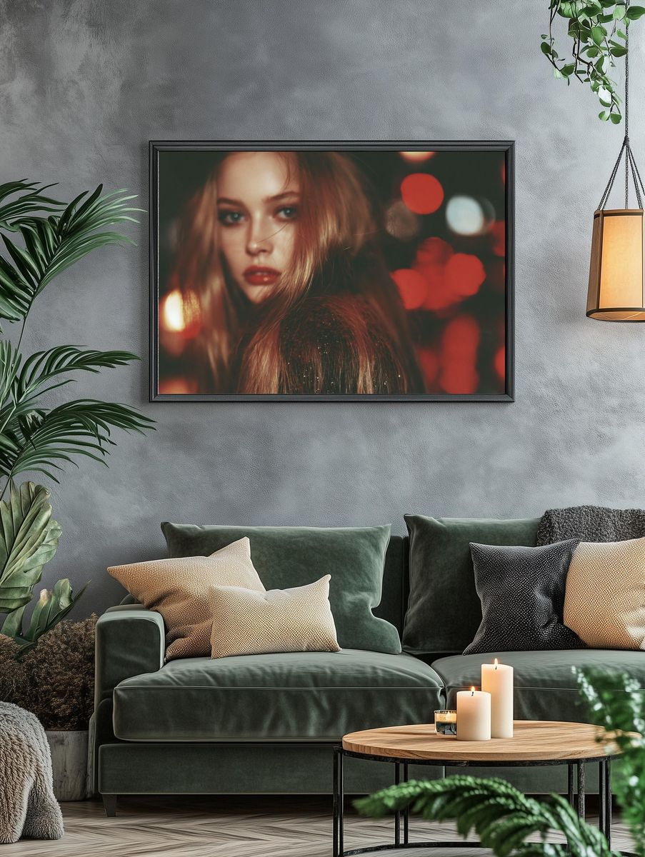 Dreamy Portrait Photography Poster. — room view 4