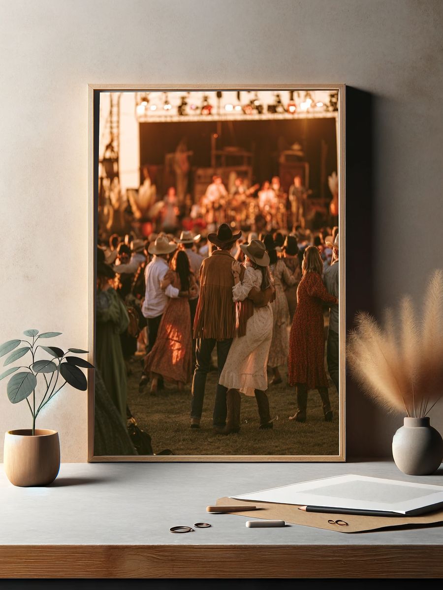 Country Dance Festival Photography Poster. — room view 2