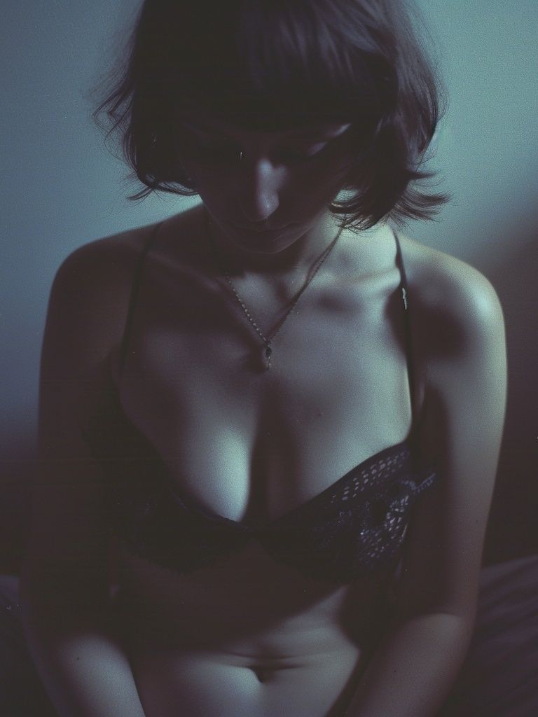 Moody Portrait Photography Poster. poster — photography art