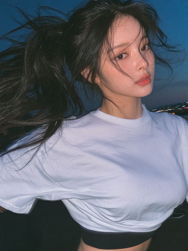 Windblown Portrait Photography Poster. poster detail