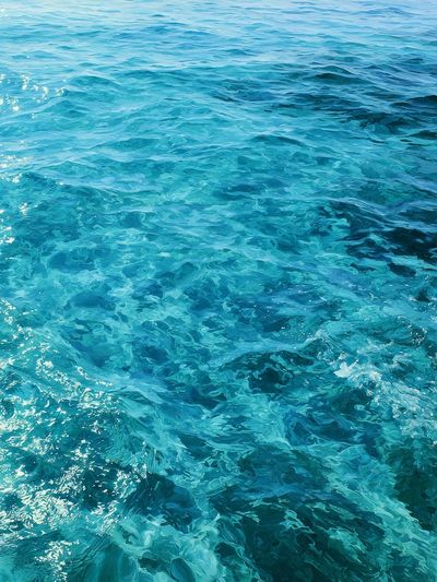 Turquoise Ocean Waves Photography Poster. poster
