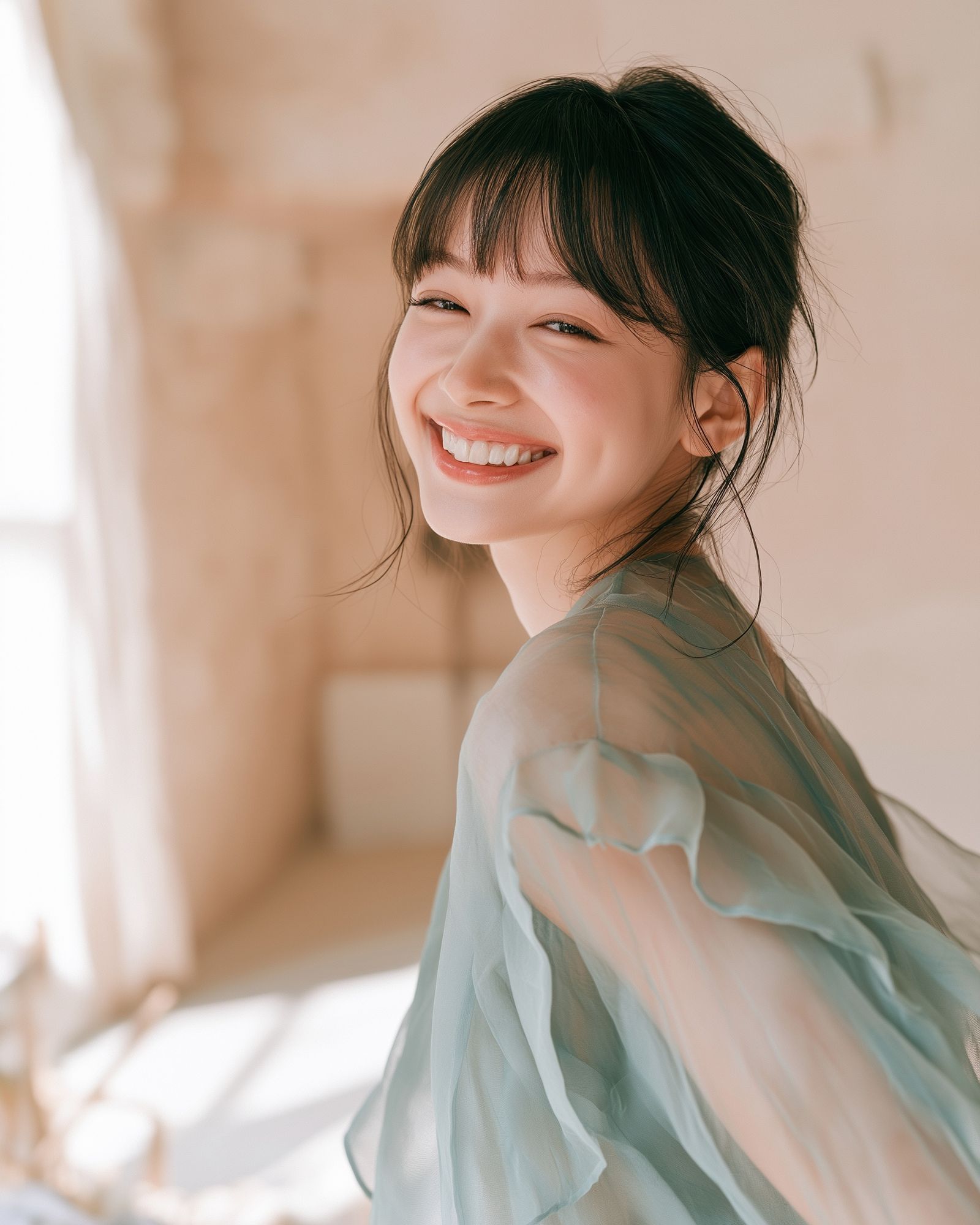 Smiling Portrait Photography Poster. poster — photography art