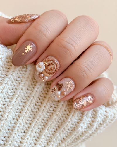 Winter Nail Art Photography Poster.
