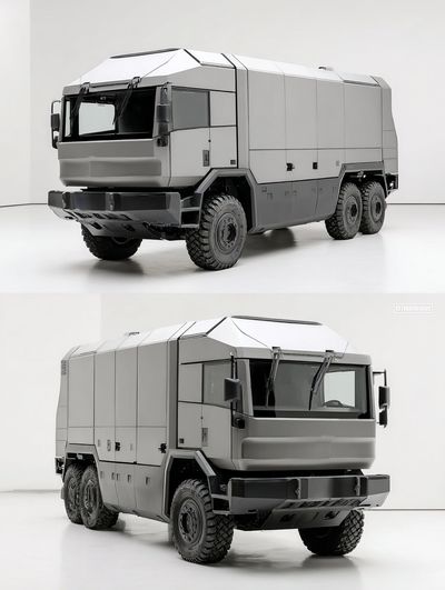 Armored Truck Photography Poster. poster