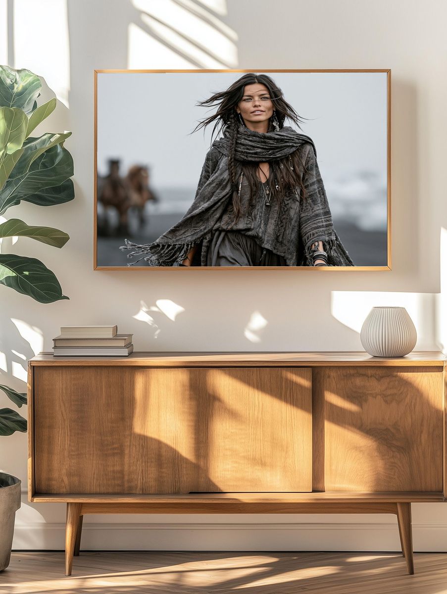Boho Portrait Photography Poster. — room view 3