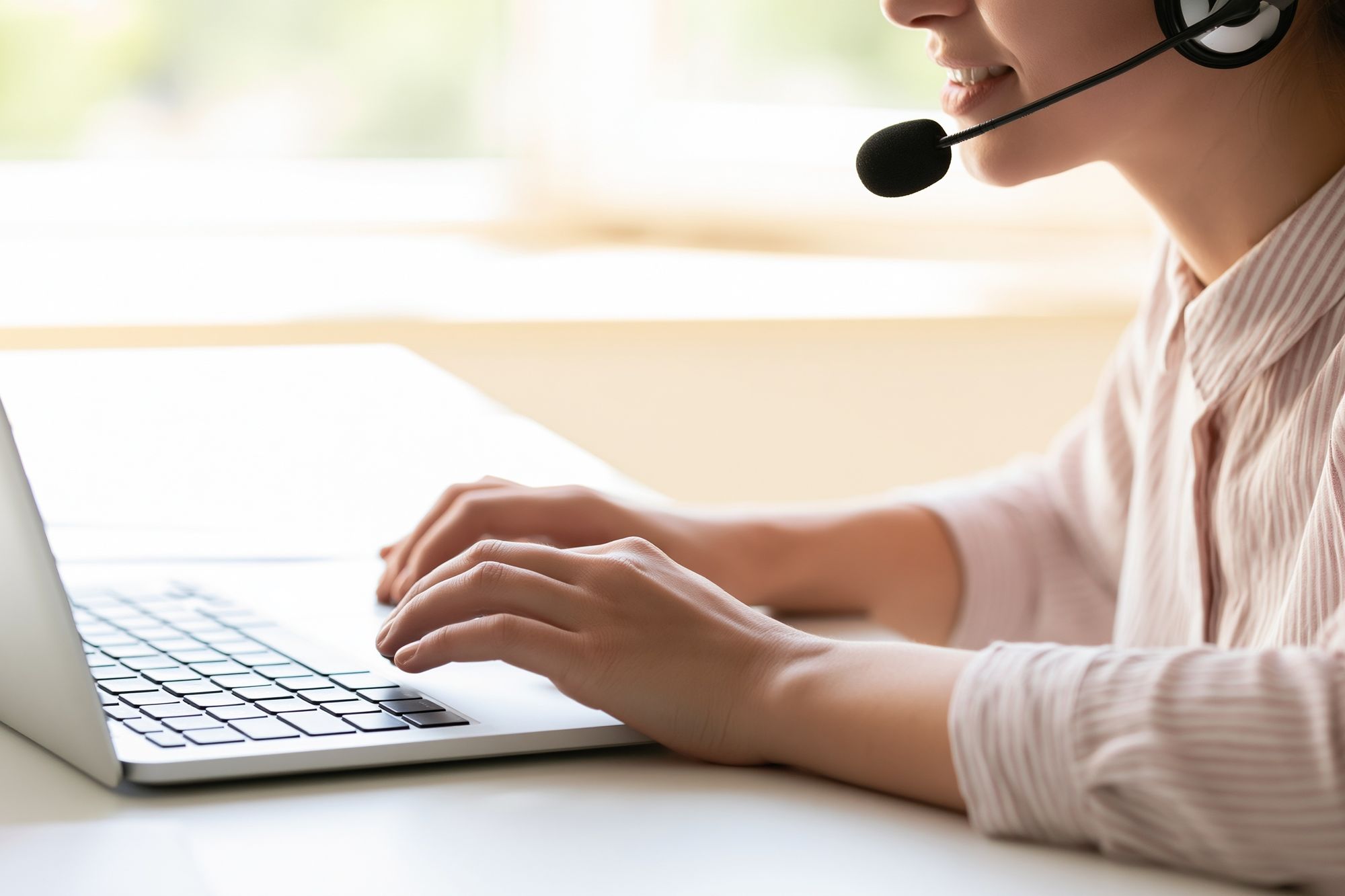 Customer Support Agent Photography Poster. poster detail