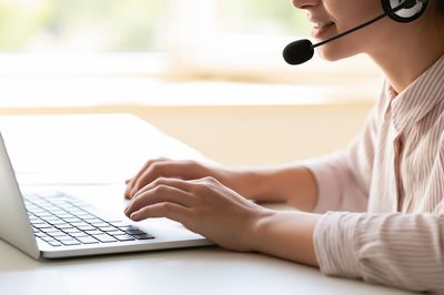 Customer Support Agent Photography Poster. poster