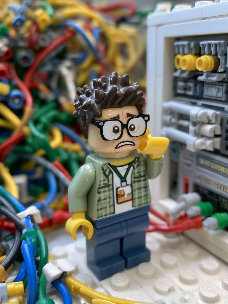 LEGO Technician Panic Photography Poster. poster detail