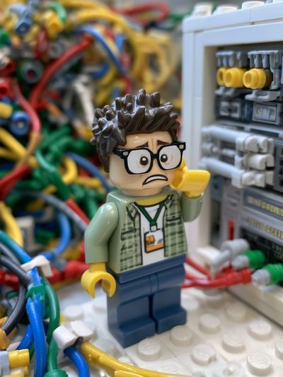 LEGO Technician Panic Photography Poster. poster print
