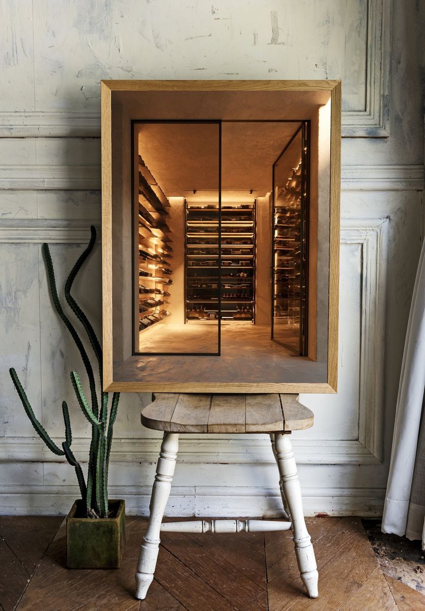 Luxury Wine Cellar Photography Poster. — room view 1
