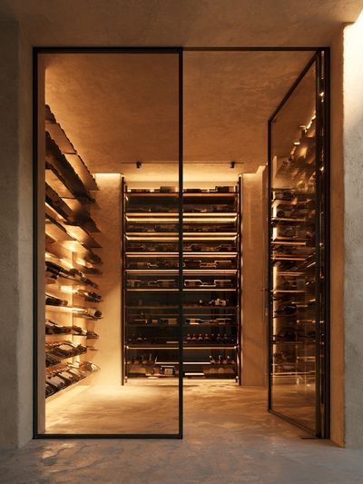 Luxury Wine Cellar Photography Poster. poster print