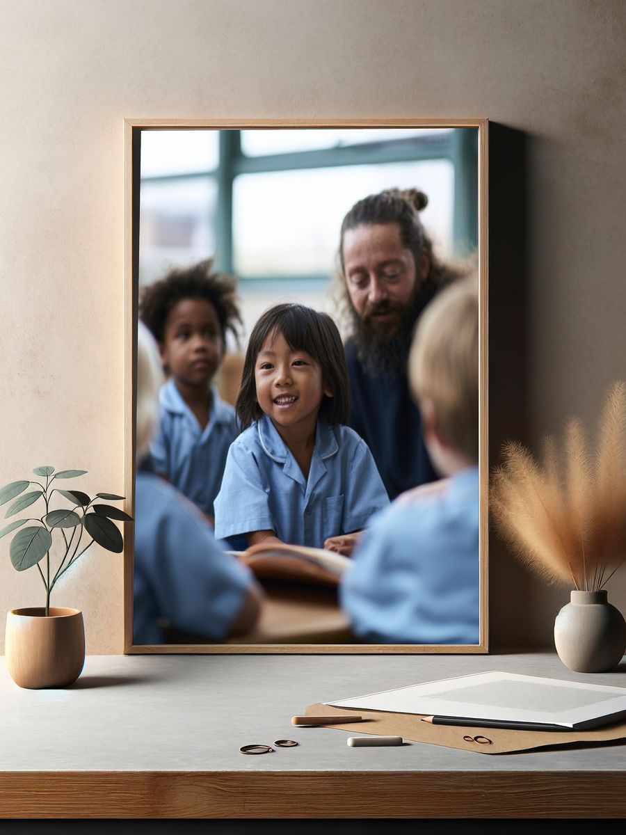 Classroom Children Photography Poster. — room view 2