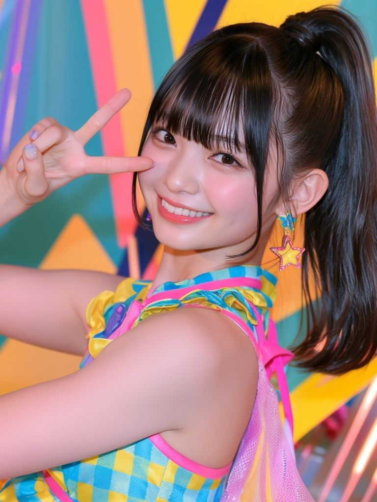 Smiling Idol Portrait Photography Poster. poster — photography art