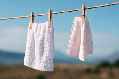 Laundry on a Line Photography Poster. poster
