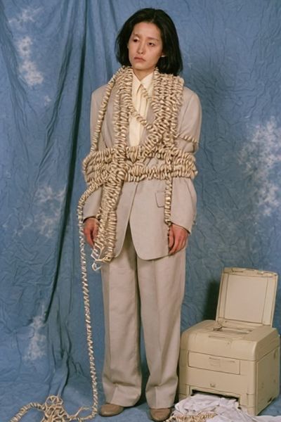Avant-Garde Portrait Photography Poster. poster