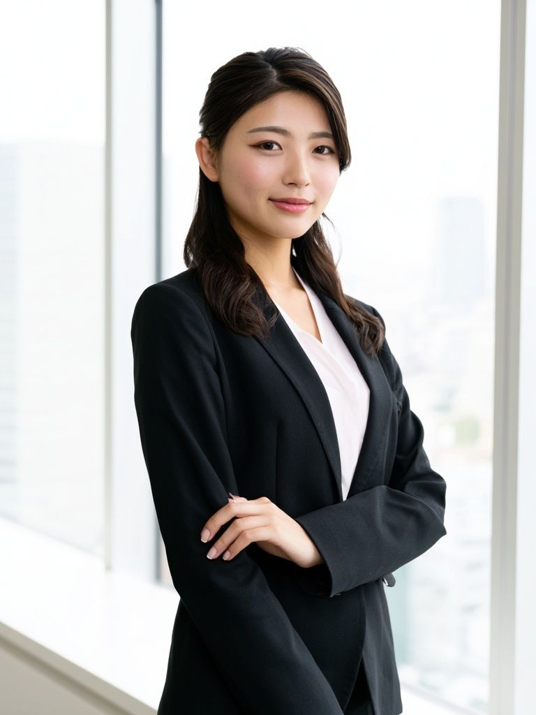Confident Businesswoman Portrait Print. poster detail
