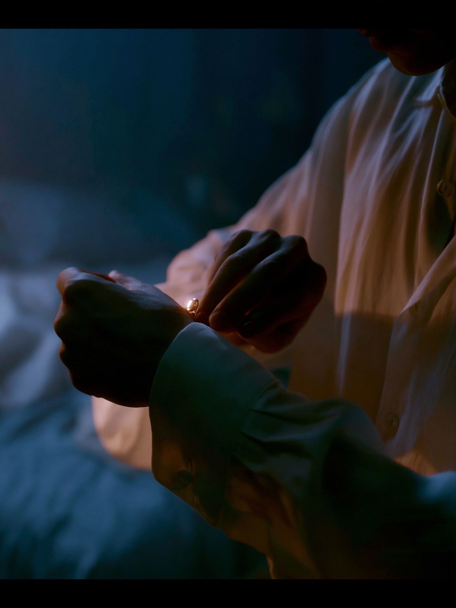 Intimate Hands at Dusk Photography Poster. poster detail
