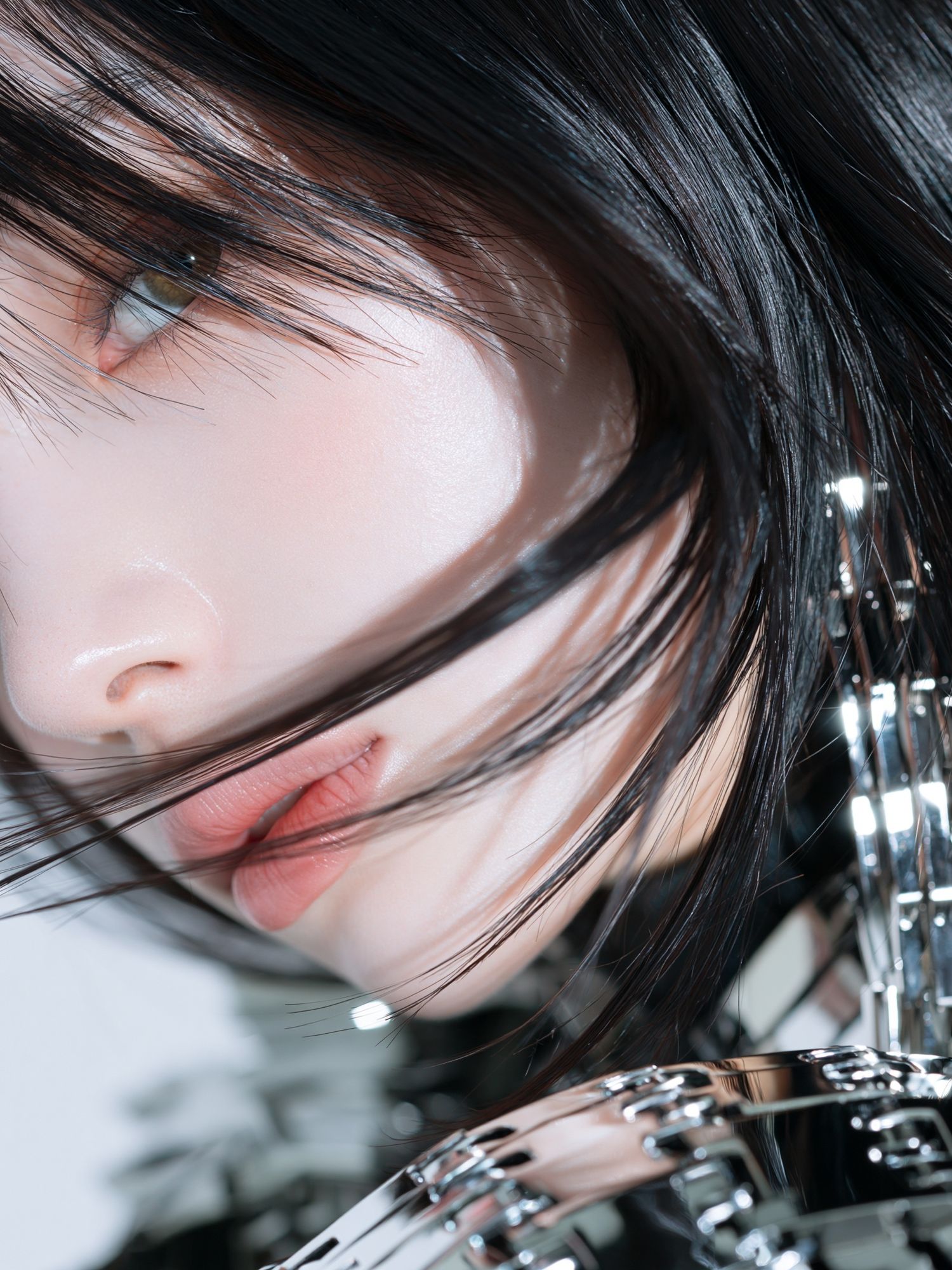 Cyberpunk Portrait — Photography Print. poster — photography art