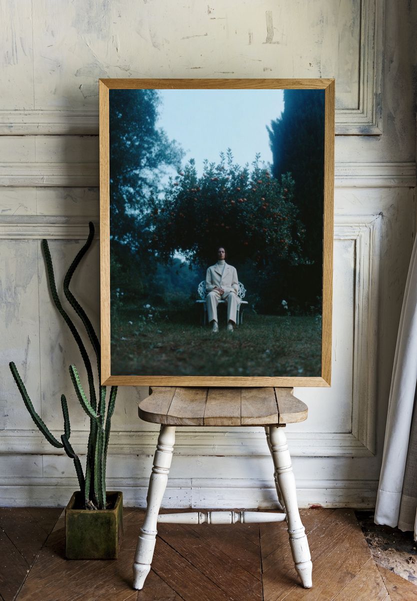 Solitary Garden Portrait Photography Poster. — room view 1