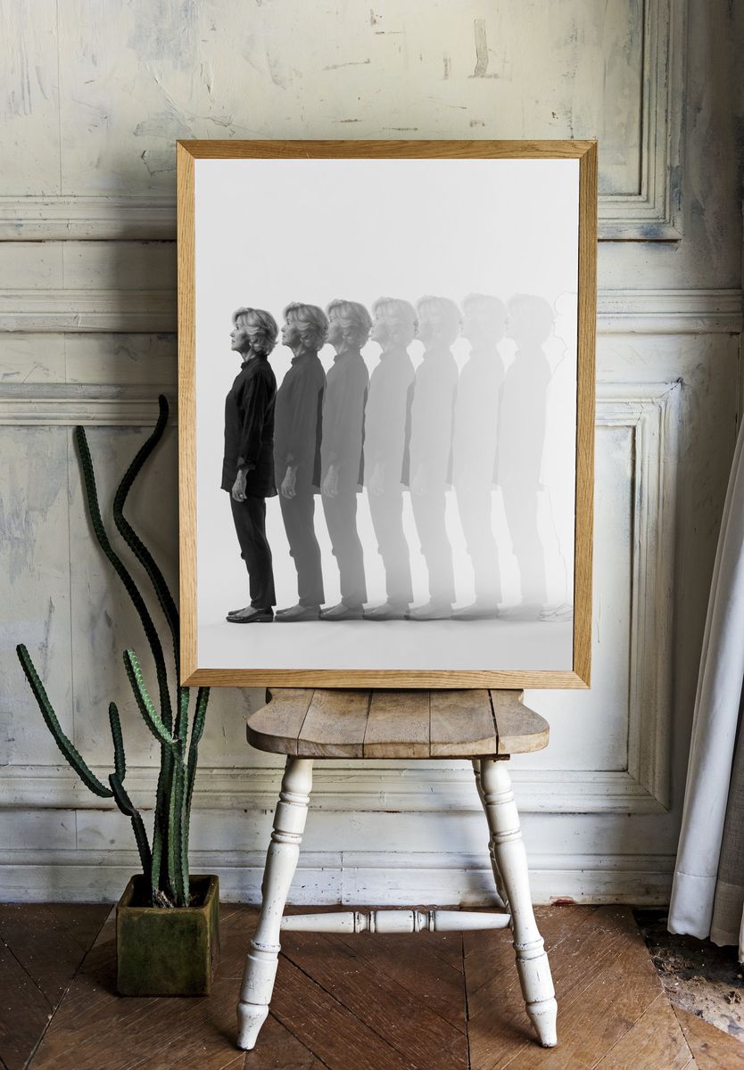 Aging in Motion Photography Poster. — room view 1