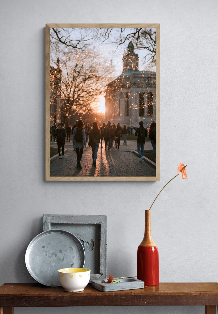 Campus Sunset Photography Poster. — room view 3