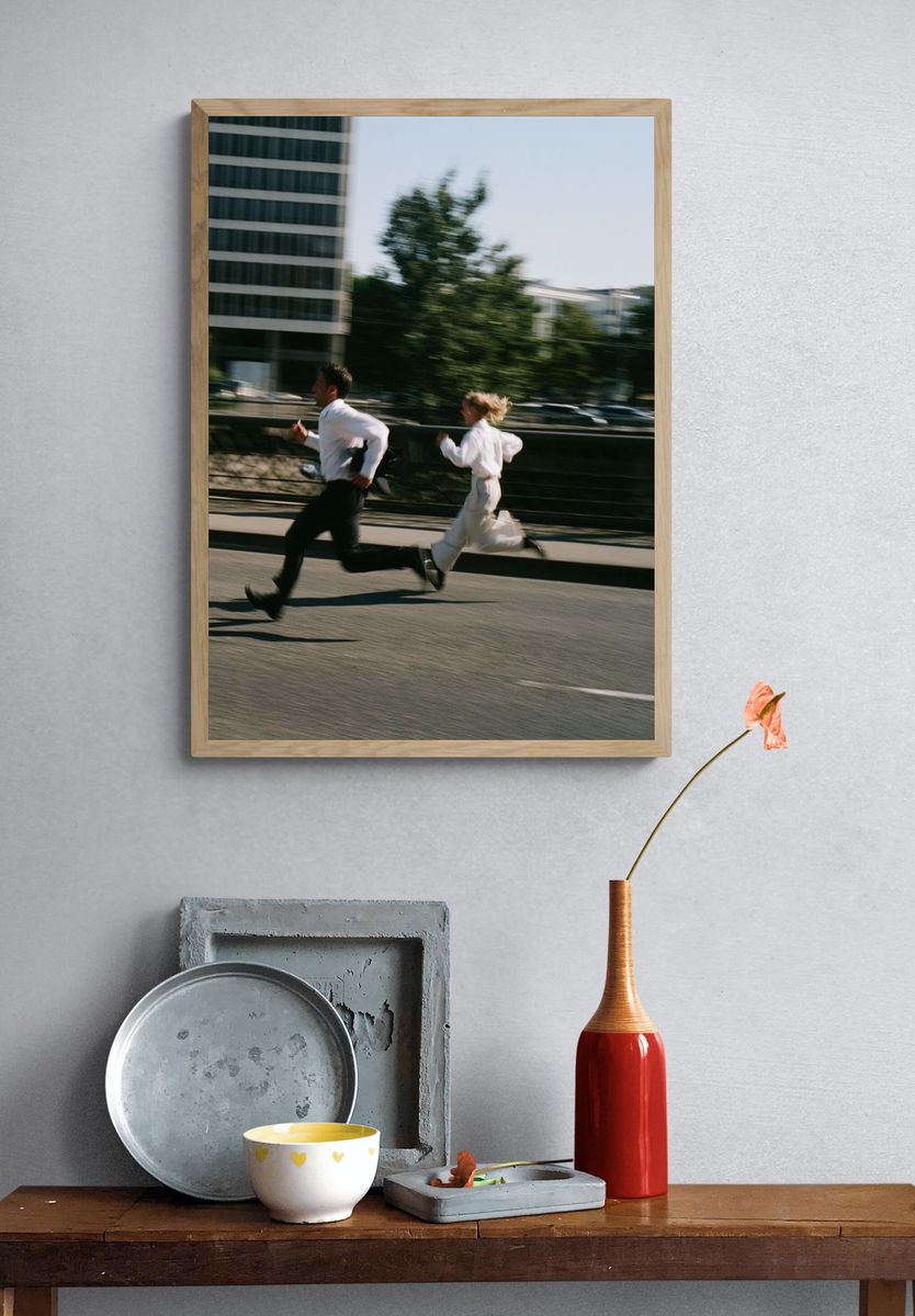 City Runners Photography Poster. — room view 3