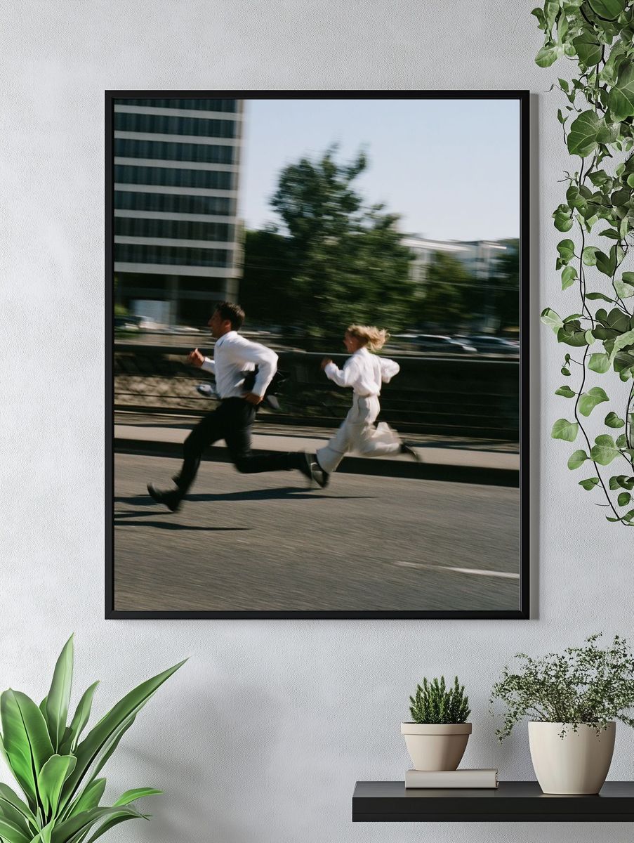 City Runners Photography Poster. — room view 4