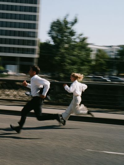 City Runners Photography Poster. poster
