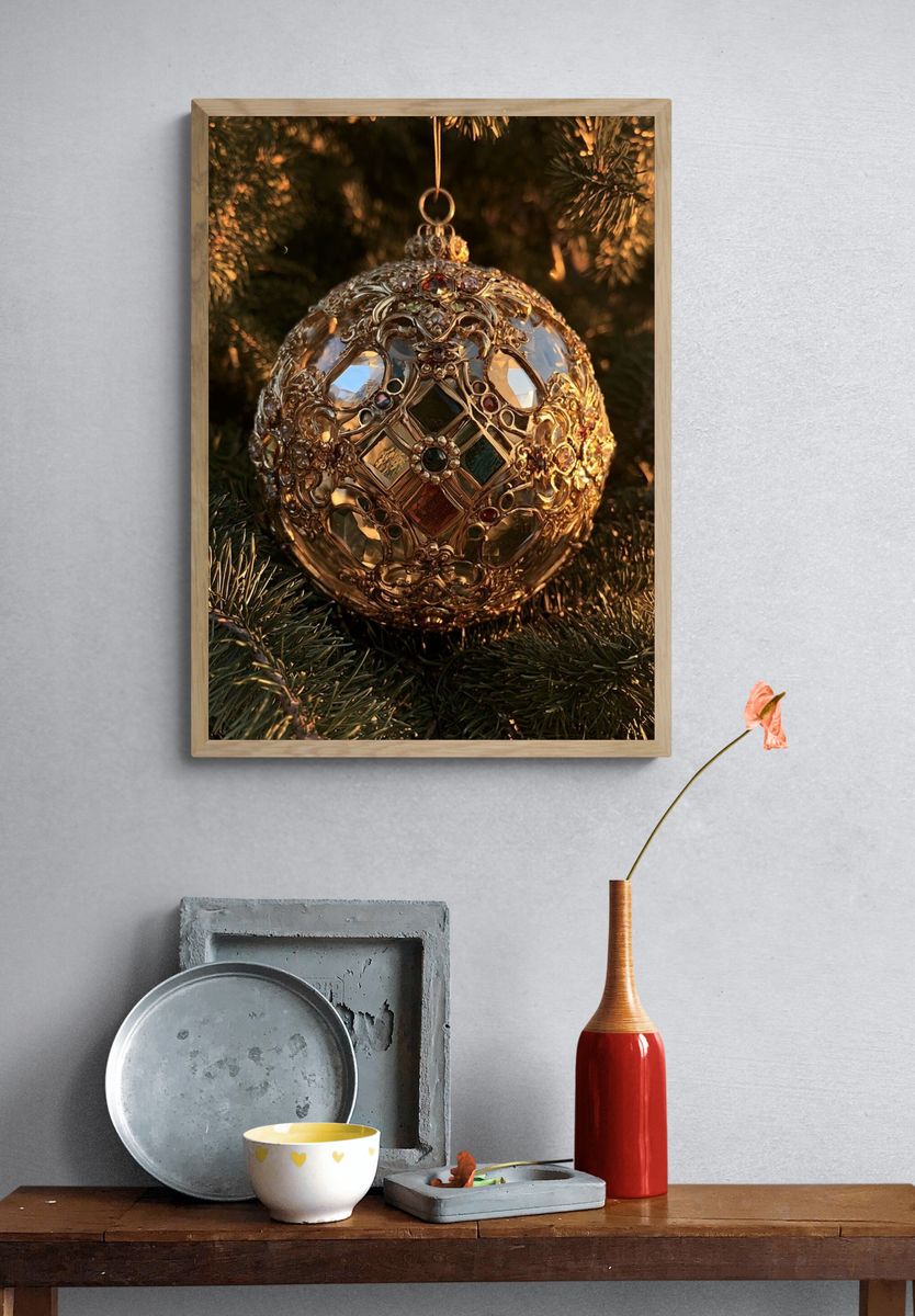 Futuristic Portrait Photography Poster. — room view 3