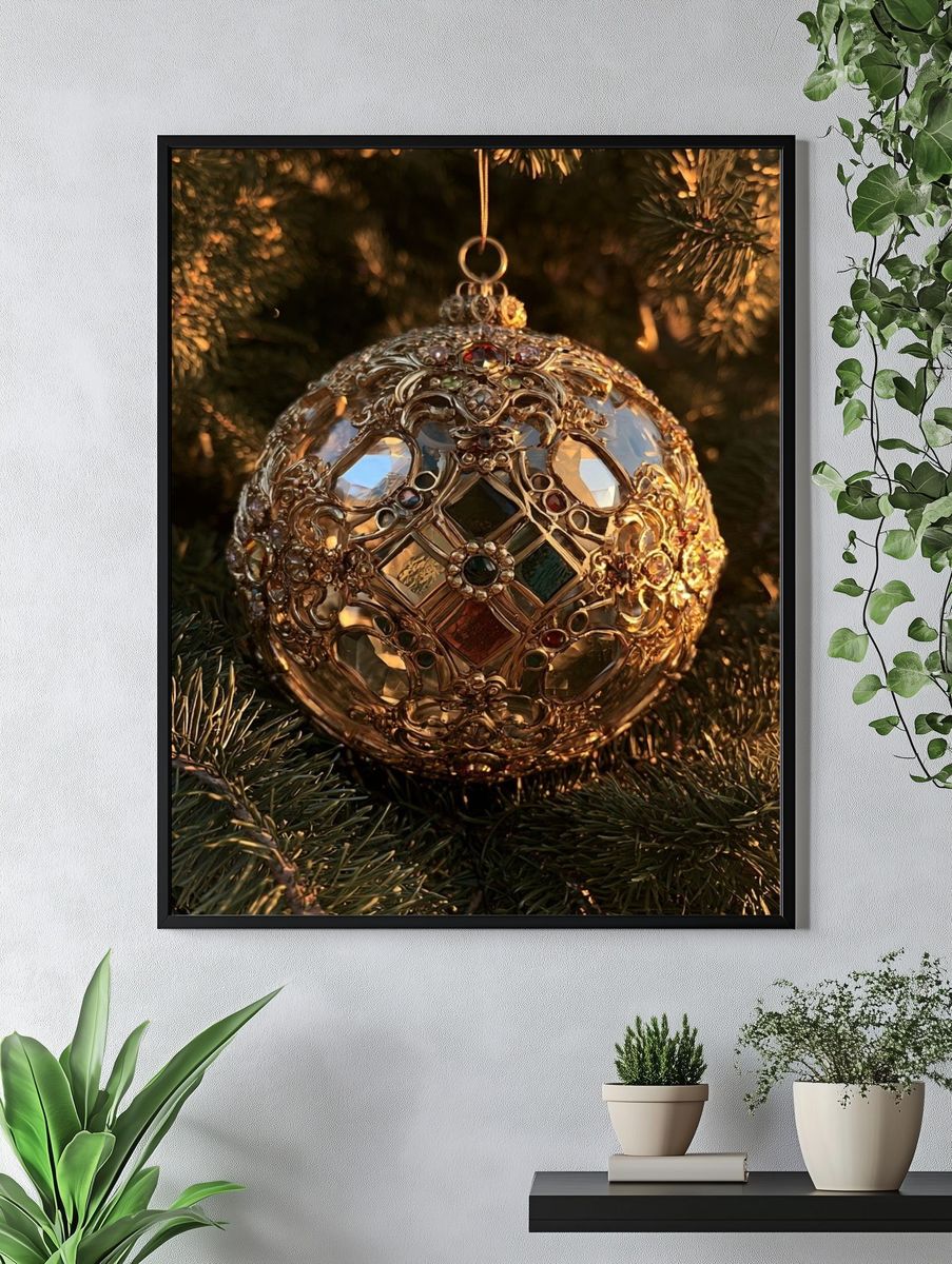 Futuristic Portrait Photography Poster. — room view 4