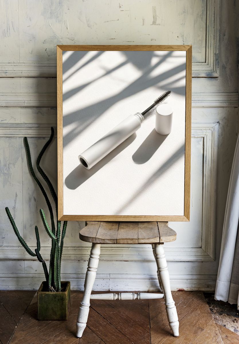 Minimal Mascara Still Life Poster. room preview