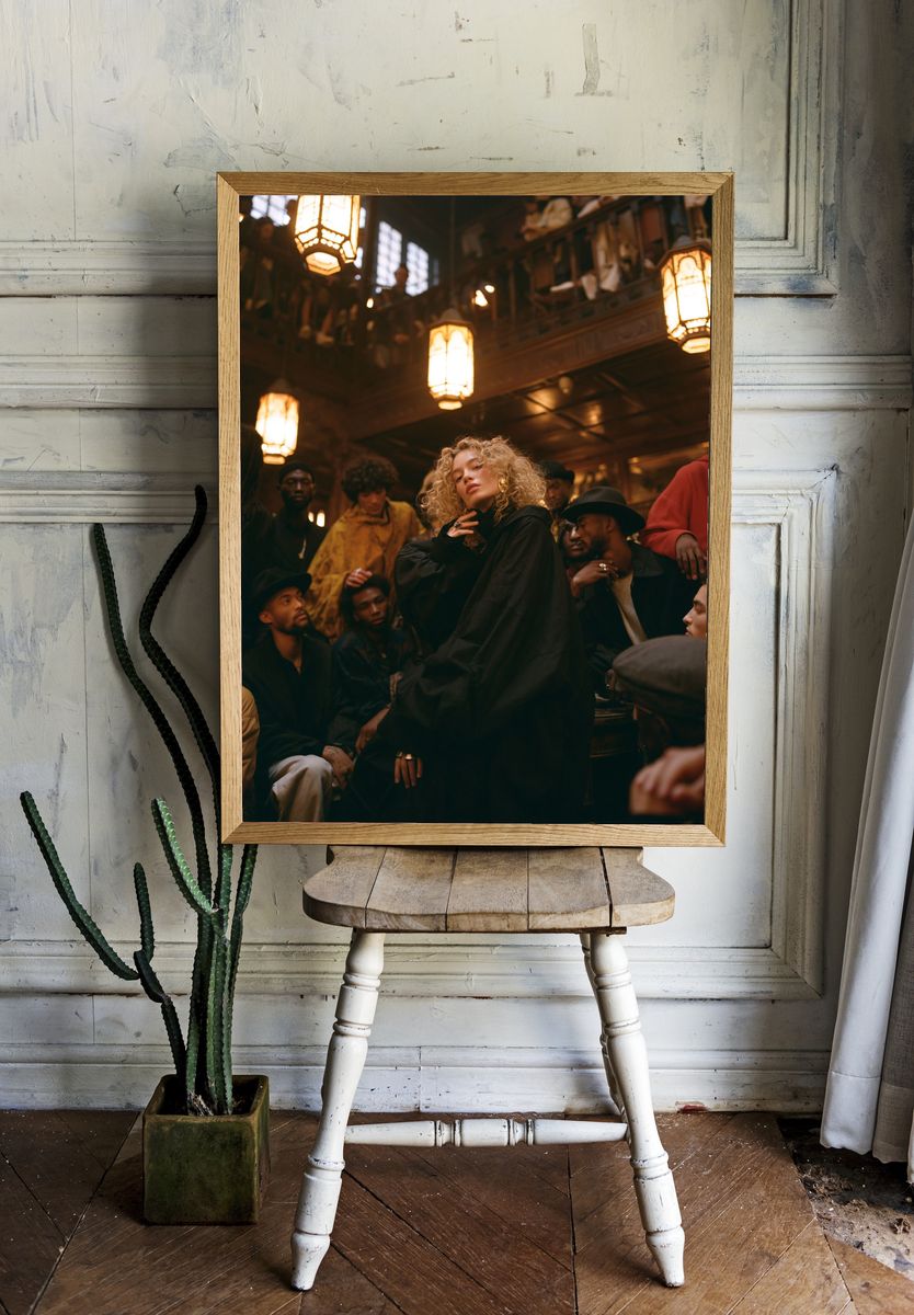 Cinematic Fashion Portrait Poster. — room view 1