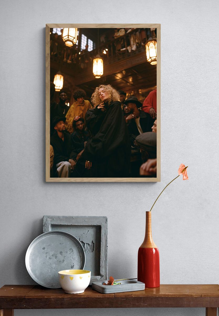 Cinematic Fashion Portrait Poster. — room view 3