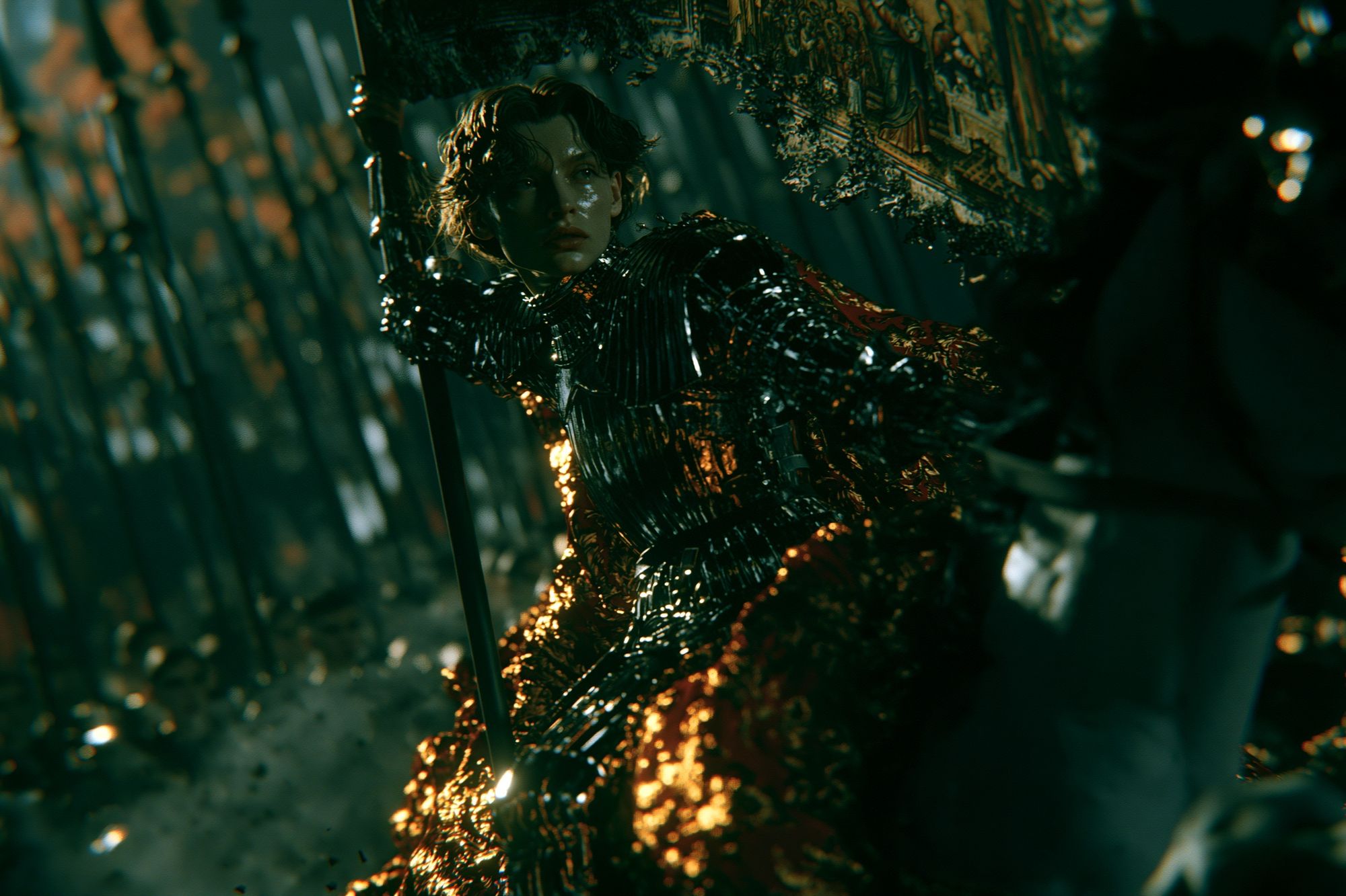 Gilded Portrait Cinematic Poster. poster — photography art