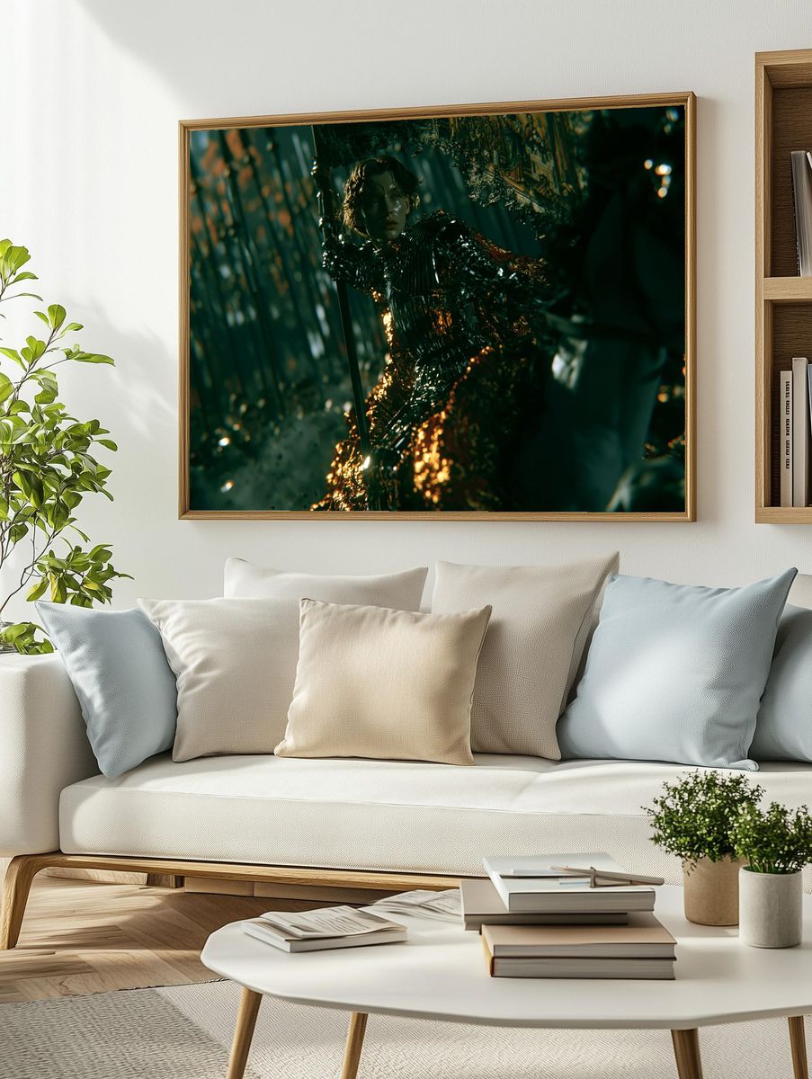 Gilded Portrait Cinematic Poster. — room view 2