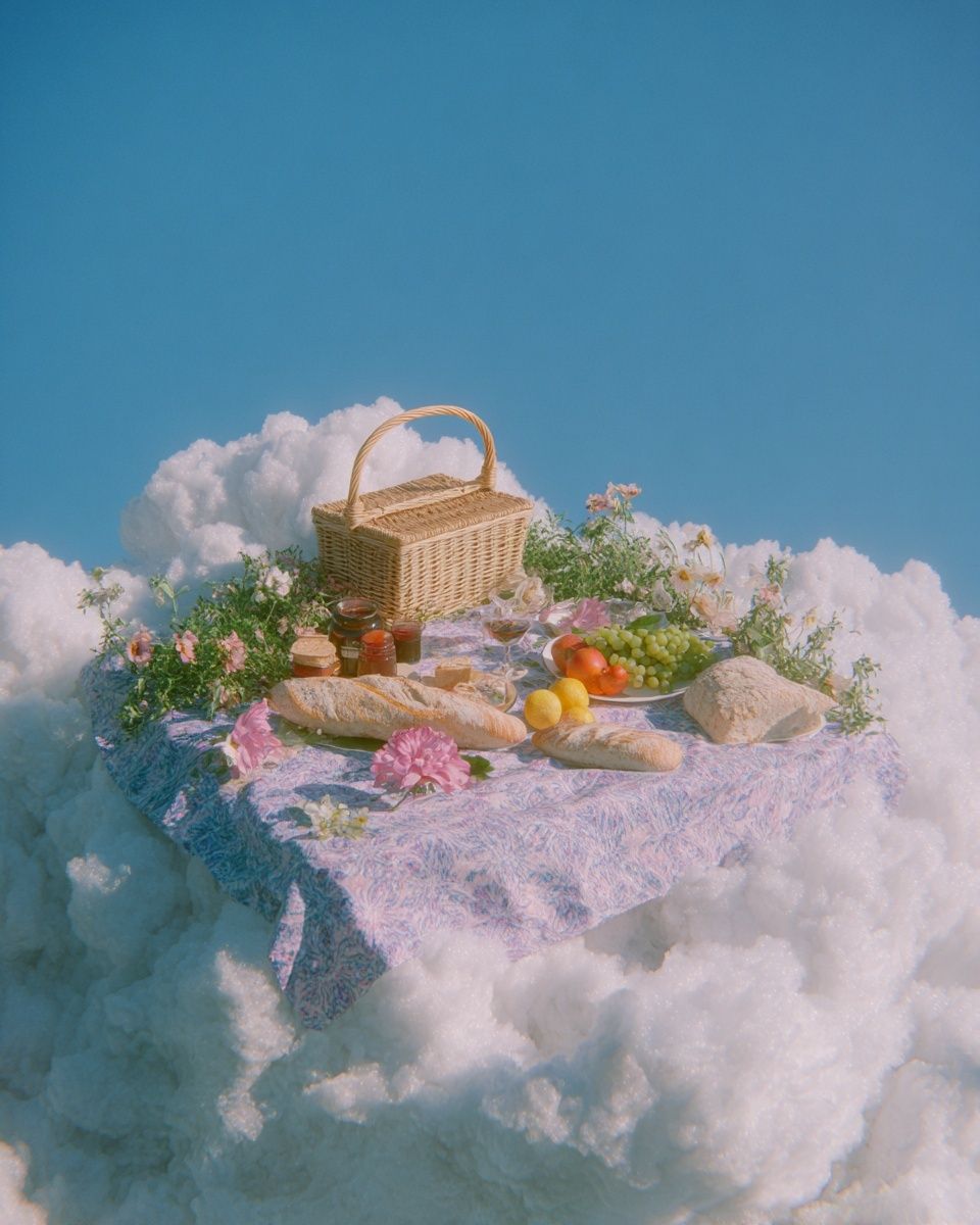 Heavenly Picnic — Photography Print. poster — photography art