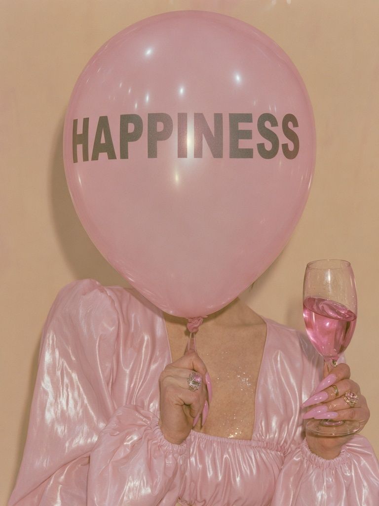 Happiness Balloon Portrait Print. poster — photography art