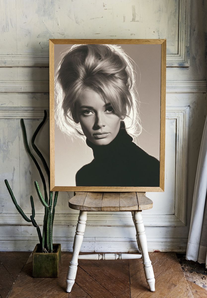 Classic Blonde Portrait Photography Poster. — room view 1