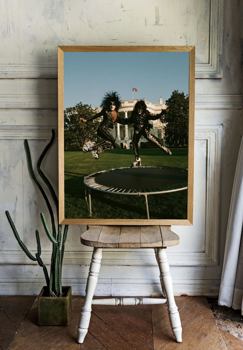 Floating Figure Photography Poster. room preview