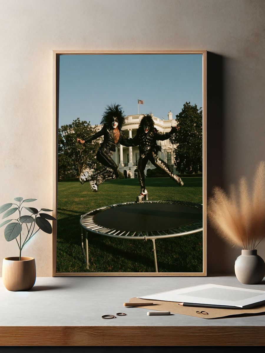 Floating Figure Photography Poster. — room view 2
