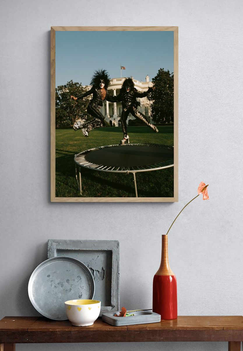 Floating Figure Photography Poster. — room view 3