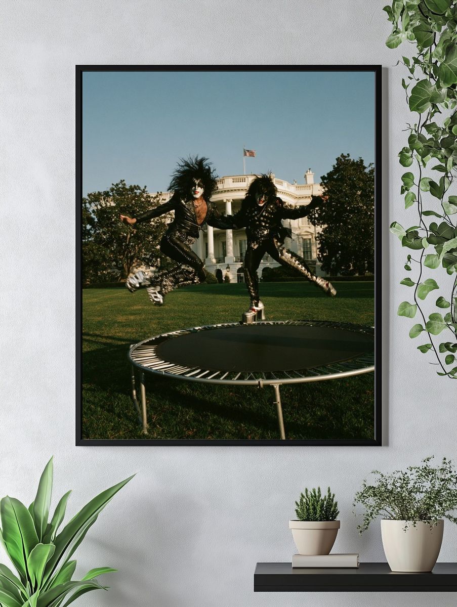 Floating Figure Photography Poster. — room view 4