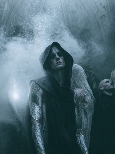 Dark Hooded Figures Photography Poster. poster detail