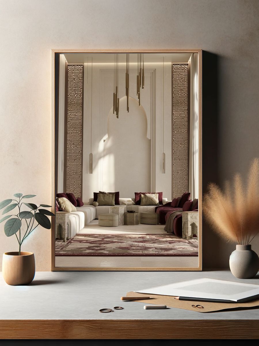 Moroccan Luxe Interior Photography Poster. — room view 2