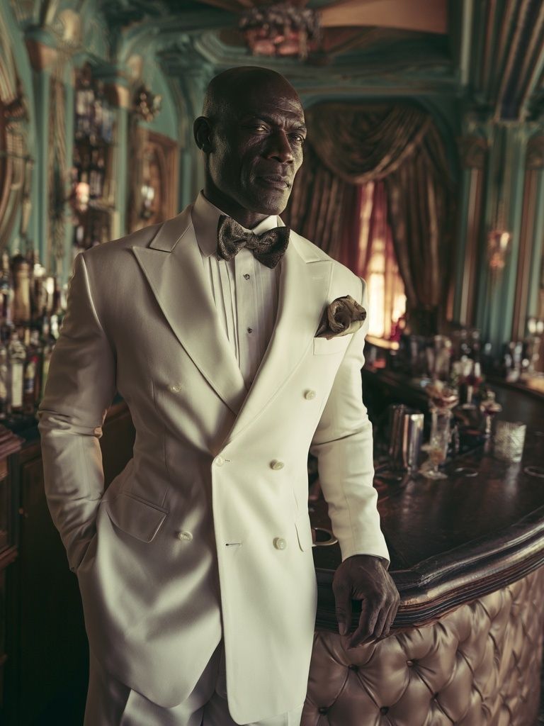 Elegant Gentleman Portrait Poster. poster detail