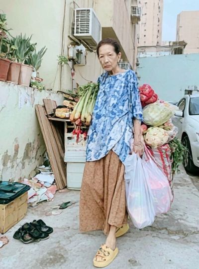 Street Vendor Portrait Photography Poster.