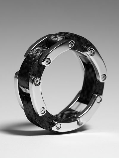 Carbon Fiber Ring Photography Poster. poster