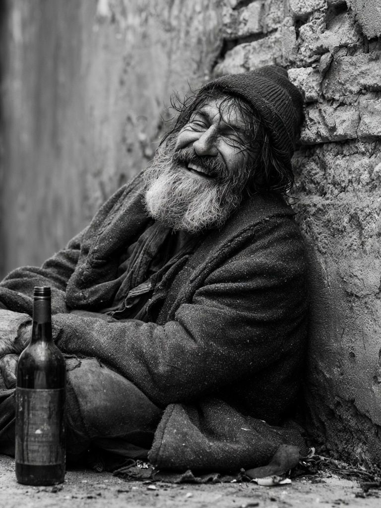 Smiling Street Portrait Print. poster — photography art