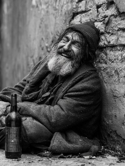 Smiling Street Portrait Print.