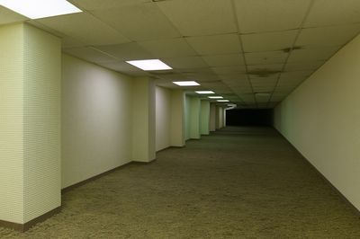 Backrooms Corridor Photography Poster.